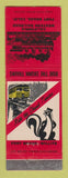Matchbook Cover - California Western Railroad Skunk Train Fort Bragg CA WEAR