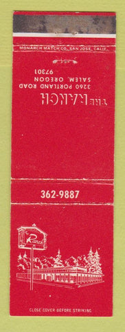 Matchbook Cover - The Ranch Salem OR WEAR
