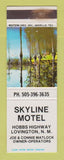 Matchbook Cover - Skyline Motel Lovington NM WEAR