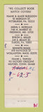 Matchbook Cover - RMS Silver Anniversary Hotel Americus Allentown PA pinup