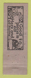 Matchbook Cover - B&B Cafe Rapid City SD