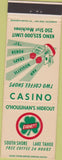 Matchbook Cover - O'Houlihan's Hideout Casino Lake Tahoe NV