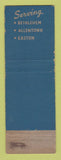 Matchbook Cover - WLEV TV Channel 51 Bethlehem Allentown Easton PA WEAR