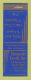 Matchbook Cover - Ferncroft Lunch Adams MA WORN