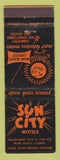 Matchbook Cover - Sun City Motels Miami Beach FL