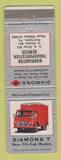 Matchbook Cover - Diamond T Trucks Semi Warrington PA