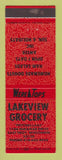 Matchbook Cover - Lakeview Grocery East Troy WI