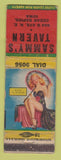 Matchbook Cover - Sammy's Tavern Cedar Rapids IA pinup WEAR