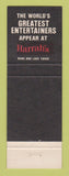 Matchbook Cover - Harrah's Casino Reno Lake Tahoe NV