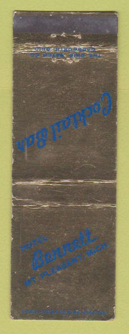 Matchbook Cover - Hotel Bennett Mount Pleasant MI WEAR