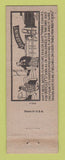 Matchbook Cover - Wrigley's Spearmint Gum Full Length