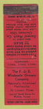 Matchbook Cover - F&E Wholesale Grocery Wichita KS WEAR