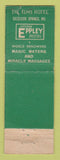 Matchbook Cover - Elms Resort Excelisor Springs MO feature WEAR