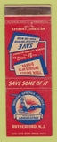 Matchbook Cover - Boiling Springs Aving Rutherford NJ