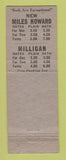 Matchbook Cover - Hotel Miles Howard Miles City MT