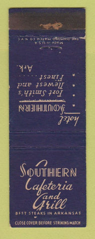 Matchbook Cover - Southern Hotel Fort Smith AR WEAR