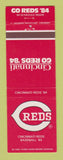 Matchbook Cover - Cincinnati Reds Baseball 1984 Schedule