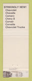 Matchbook Cover - 1968 Chevrolet Sam Cummins Buick Opel Paris KY
