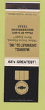 Matchbook Cover - 1968 Chevrolet McDowell Breckenridge TX