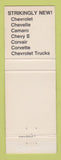 Matchbook Cover - 1968 Chevrolet McDowell Breckenridge TX