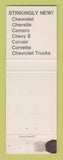 Matchbook Cover - 1968 Chevrolet WSE Buick Logansport IN
