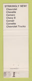 Matchbook Cover - 1968 Chevrolet Kemper DeKalb MS
