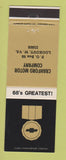 Matchbook Cover - 1968 Chevrolet Crawford Lookout WV