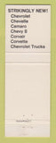 Matchbook Cover - 1968 Chevrolet Vinton Motors St Johnsbury VT