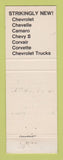 Matchbook Cover - 1968 Chevrolet Jeanerette LA