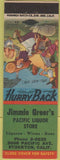 Matchbook Cover - Jimmie Greer's Liquor Store Stockton CA