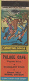Matchbook Cover - Palace Cafe Burns OR hillbilly