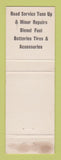 Matchbook Cover - Murphy's Sunoco oil gas Front Royal VA hillbilly