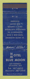 Matchbook Cover - Hotel Motel Blue Moon Ste Marie QC