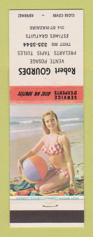 Matchbook Cover - Robert Gourdes St Nazaire QC pinup