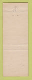 Matchbook Cover - 1959 Chevrolet Booth Motors Sandusky MI