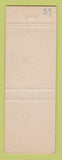 Matchbook Cover - 1959 Chevrolet Warren Gettysburg PA