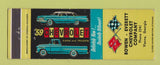 Matchbook Cover - 1959 Chevrolet Bowen Everett Vienna GA