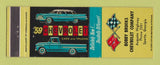 Matchbook Cover - 1959 Chevrolet Bobby Brooks Sparta GA