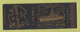 Matchbook Cover - USS Robert Wilson Navy