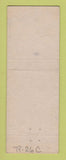 Matchbook Cover - USS Robert Wilson Navy