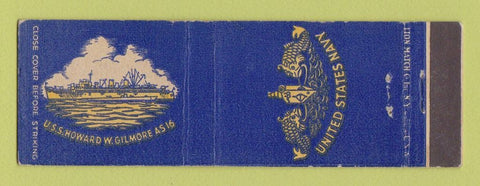Matchbook Cover - US Navy USS Howard Gilmore