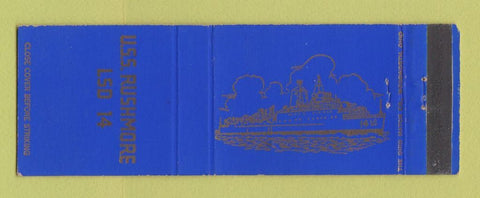 Matchbook Cover - USS Rushmore Navy