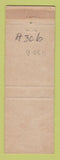 Matchbook Cover - USS Herbert Thomas Navy WEAR