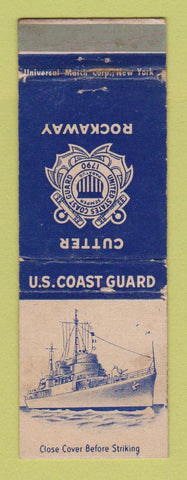 Matchbook Cover - US Coast Guard Cutter Rockaway WEAR