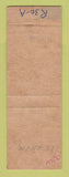 Matchbook Cover - US Coast Guard Cutter Rockaway WEAR
