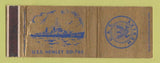 Matchbook Cover - USS Henley Navy