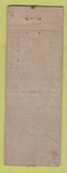 Matchbook Cover - Central State Life Insurance CE Mitton Denver Colorado TAPED