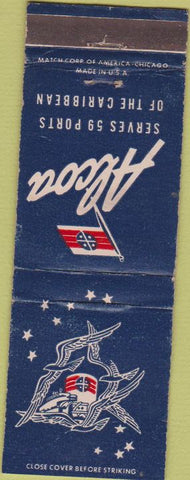 Matchbook Cover - Alcoa Steamship Co Worldwide Cruises