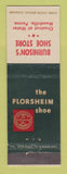 Matchbook Cover - Florsheim Shoes Burnison's Meadville PA