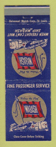 Matchbook Cover - Wabash Railroad